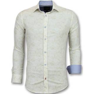 👉 Overhemd katoen l male print Tony Backer Overhemden met 7435143879887