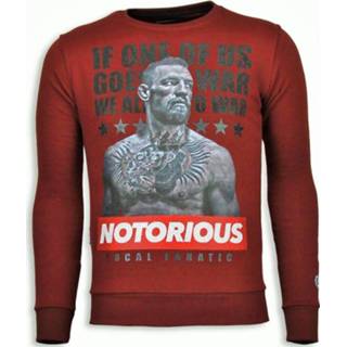 👉 Sweater polyester l male print Local Fanatic Conor mcgregor rhinestone 8438472928034