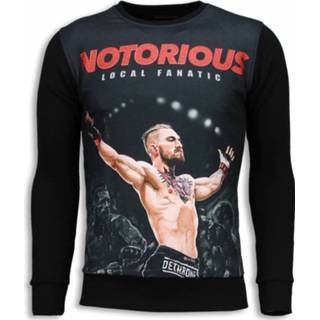👉 Sweater polyester XL male zwart Local Fanatic Notorious mcgregor 8438472613237