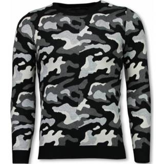 👉 Trui katoen l male grijs Justing Military camouflage pullover 8438472541431