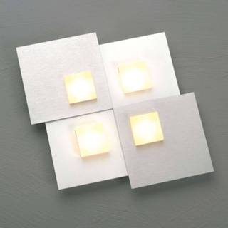 👉 Plafondlamp wit Bopp Pixel 2.0 LED 4-lamps alu