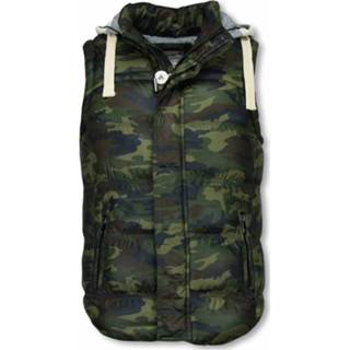 👉 Bodywarmer polyester l male print Yole camouflage vest capuchon 8438472565437
