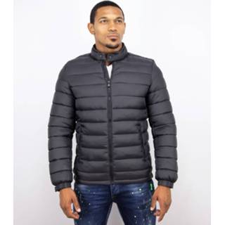 👉 Winterjas polyester l male zwart Enos Winterjassen kort 8438471627631