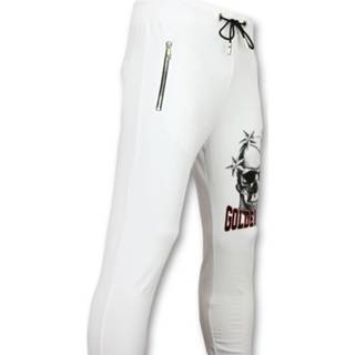 👉 Sportbroek katoen l male wit Enos joggers skull 7435143813836