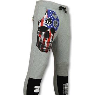 👉 Trainingsbroek katoen l male grijs Enos Skinny 7435143811856