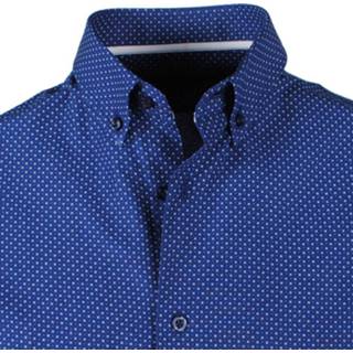 Overhemd blauw male overhemden l mannen Brentford and Son Jan paulsen heren design regular fit navy 8720086111798