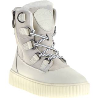 👉 Veterboots damesschoenen vrouwen wit Pajar gevoerd 2000001411117
