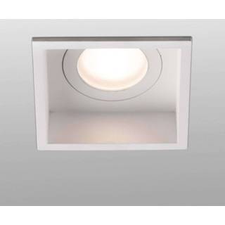 👉 Inbouwspot wit a++ Hyde 1-lamp frame hoekig IP44