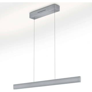 👉 Hanglamp nikkel mat LED Runa, nikkel, lengte 92 cm
