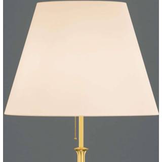 👉 Vloerlamp messing mat a++ Royce met plafondlamp crème