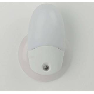 👉 Nachtlamp wit kunststof a+ LED Oval met schemersensor