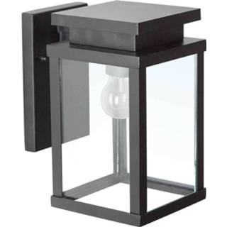 👉 Buitenwandlamp zwart aluminium m a++ helder Jersey M, hoogte 22 cm