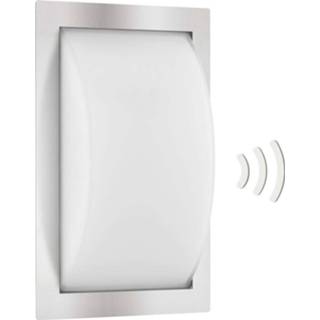 👉 Buitenwandlamp roestvrij staal RVS aluminium a++ Ivett E27 met bewegingsmelder