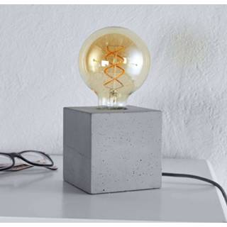 👉 Moderne tafellamp beton grijs a++ Strong van