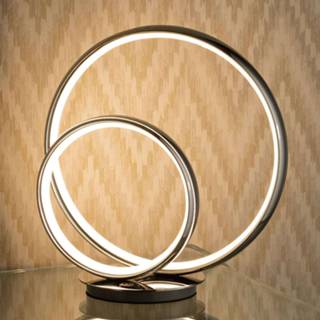 👉 Tafellamp chroom metaal warmwit a+ LED Omega met 3-stappen-dimmer