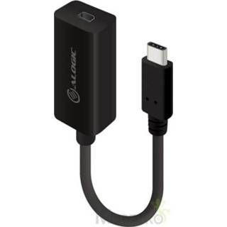 👉 DisplayPort zwart ALOGIC UCMDP-ADP kabeladapter/verloopstukje USB-C Mini 9350784012593