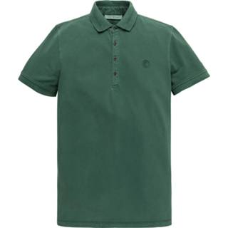 👉 Short sleeve donkergroen s male groen Cast Iron Cpss204878 6080 polo light pique stretch mallard green