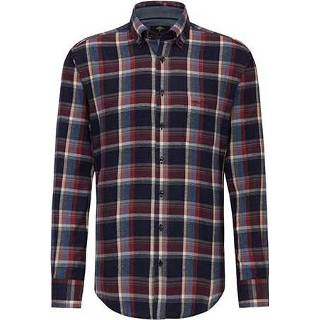 👉 Overhemd l overhemden male rood Fynch-Hatton flannel fond 4056513645937