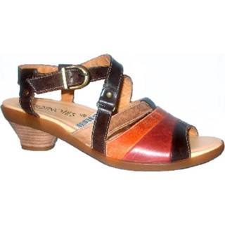 👉 Sandaal rubber damesschoenen vrouwen bruin Footnotes comfort