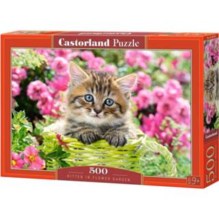 Puzzel Kitten in Flower Garden (500 stukjes) 5904438052974