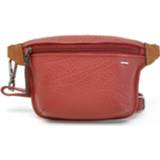 👉 Heuptas rood leer ritssluiting unisex chamonix Berba 125-050 Red 8720143250927
