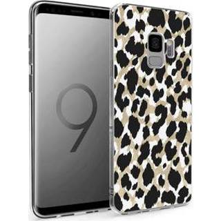 👉 Unisex dieren goud zwart TPU Design voor de Samsung Galaxy S9 hoesje - Luipaard / 8719295269130