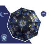 👉 Paraplu jongens blauw grijs fiberglass Perletti Football 85 cm blauw/grijs 8015831155791