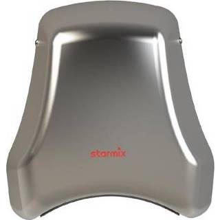 👉 Handdroger wit staal m active Starmix T-C1 M, mat, vandalismebestendig 4011240017105
