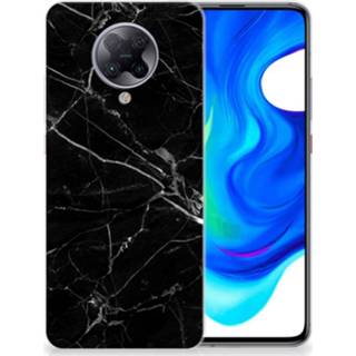 👉 Siliconen hoesje zwart marmer Xiaomi Poco F2 Pro TPU - Origineel Cadeau Vader 8720215998054