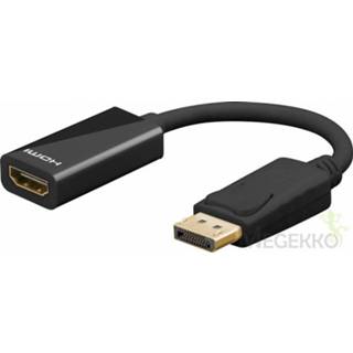 👉 DisplayPort zwart Goobay DisplayPort/HDMI 4040849678813