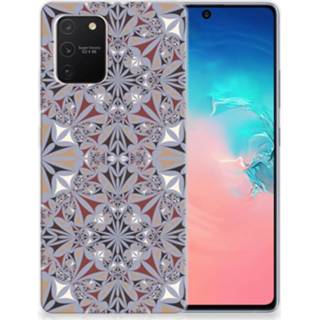 👉 Siliconen hoesje Samsung Galaxy S10 Lite TPU Flower Tiles 8720215783209