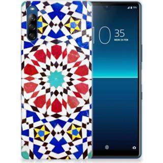 👉 Siliconen hoesje Sony Xperia L4 TPU MozaÃ¯ek 8720215906912