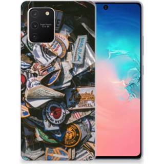 👉 Siliconen hoesje Samsung Galaxy S10 Lite met foto Badges 8720215485455