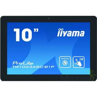👉 Zwart Iiyama ProLite TW1023ASC-B1P touch screen-monitor 25,6 cm (10.1 ) 1280 x 800 Pixels Multi-touc 4948570117116