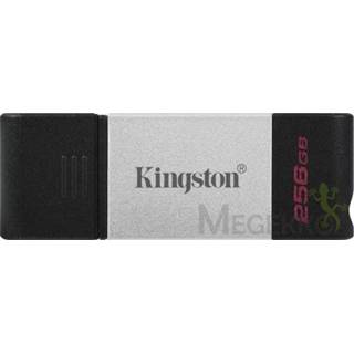 👉 Flash drive zwart Kingston Technology DataTraveler 80 USB 256 GB Type-C 3.2 Gen 1 (3.1 1) Zwart, Z 740617306439