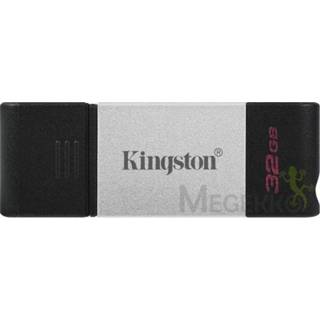 👉 Flash drive zwart Kingston Technology DataTraveler 80 USB 32 GB Type-C 3.2 Gen 1 (3.1 1) Zwart, Zi 740617306170