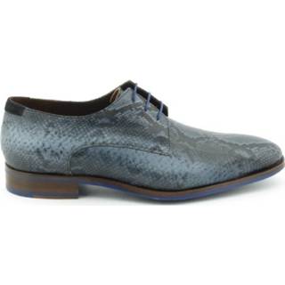 👉 Veterschoenen herenschoenen male blauw Floris van Bommel