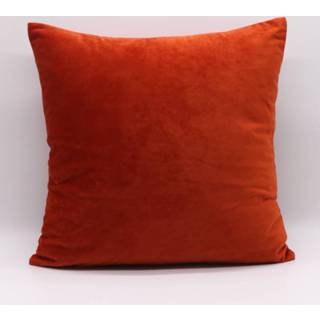 👉 Kussenhoes vulling polyester One-Size verbrand oranje 1 stevige zonder