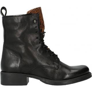 👉 Veterboots leer vrouwen zwart Mjus Veterboot print tong 8056728870281 8056728870243 8056728870267 8056728870304