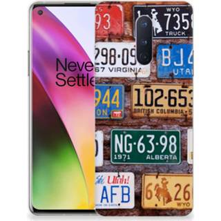 👉 Siliconen hoesje OnePlus 8 met foto Kentekenplaten 8720215461510