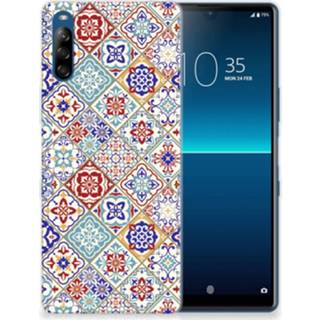 👉 Siliconen hoesje Sony Xperia L4 TPU Tiles Color 8720215127119