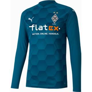 👉 Blauw polyester 3XL male mode adult mannen Borussia Mönchengladbach Replica Goalkeeper Jersey voor Heren, Blauw, Maat | PUMA 4062453363893