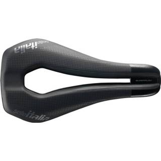 👉 U3 zwart Selle Italia WATT Kit Carbonio Superflow Saddle - Zadels 8030282517417