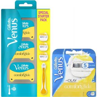 👉 Mes Gillette Combi Venus Olay ComfortGlide Scheersysteem incl 9 Mesjes