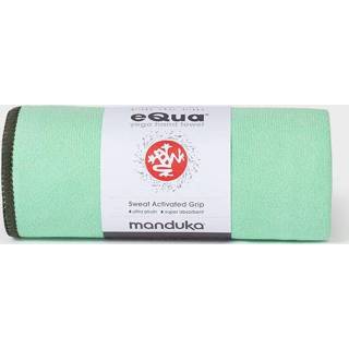 Yoga handdoek donkergroen klein mannen Manduka eQua - Green Ash (Klein)