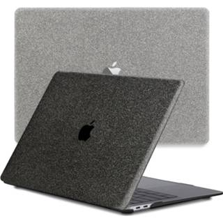 👉 Coverhoes zwart kunststof Glitter hardcase hoes Lunso - cover MacBook Air 13 inch (2020) 9145425535858