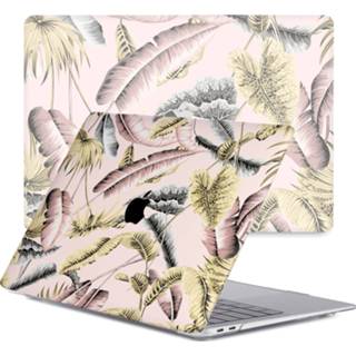 👉 Coverhoes kunststof Le Tropique hardcase hoes roze Lunso - cover MacBook Air 13 inch (2020) 9145425536930