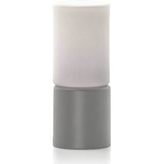 👉 Tafellamp antraciet wit glas cilinder dustrieel klein binnen Home sweet - antraciet/wit 8718808110051