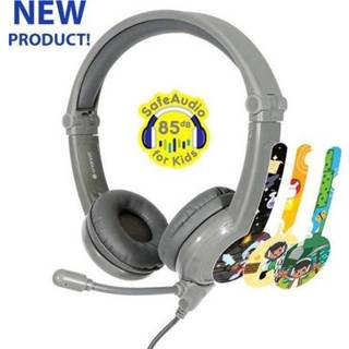 👉 Hoofdtelefoon grijs on-ear nederlands Buddyphones: Galaxy Gaming - 727542484685