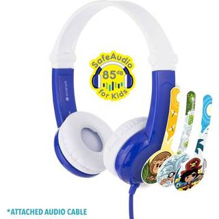 👉 Hoofdtelefoon blauw nederlands Buddyphones: Connect On-Ear incl. Microfoon - 727542484302